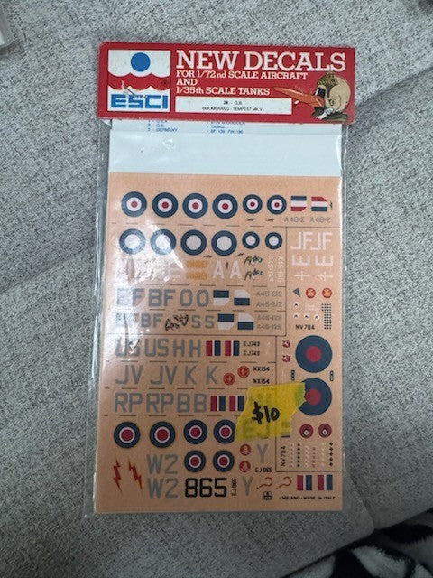 ESCI 1/72 Boomrang Tempest MK V 1/72 #28