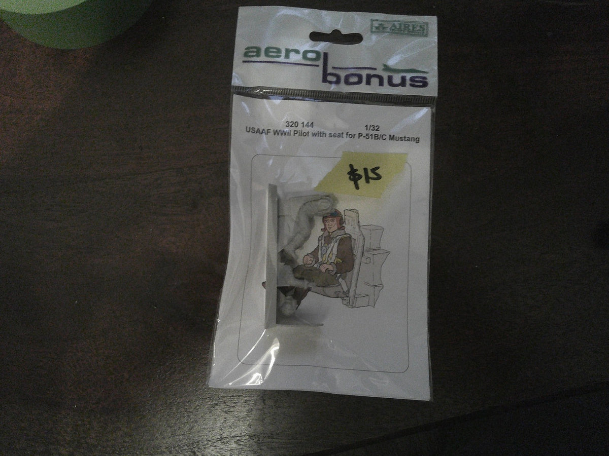 Aero Bonus USAAF WWII Pilot with seat P-51B/C Mustang 1/32 #320144