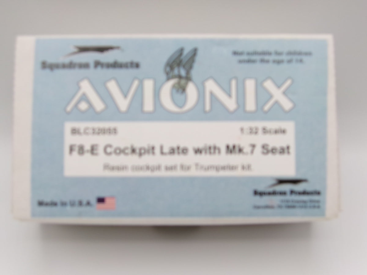 Avionix F8-E Cockpit Late with Mk.7 Seat For Trumpeter 1/32 #BLC32055