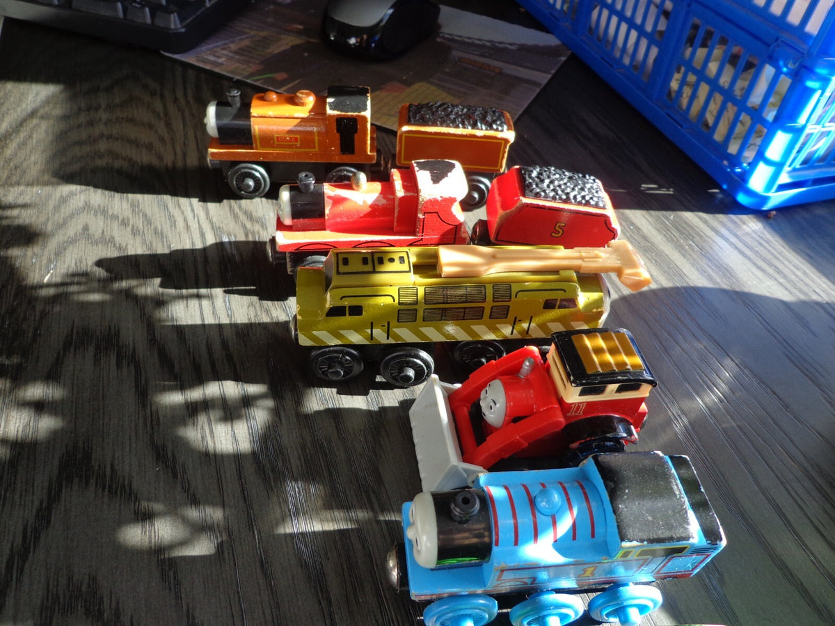 Lot of 11, Thomas the Train Cars Duke, Diesel Trevor Jack James Percy Fergus