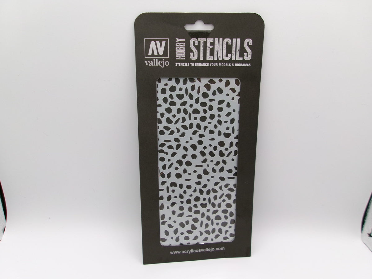 AV Vallejo Hobby Stencils Luftwaffe WWII Spots Camo 1/35 #CAM002