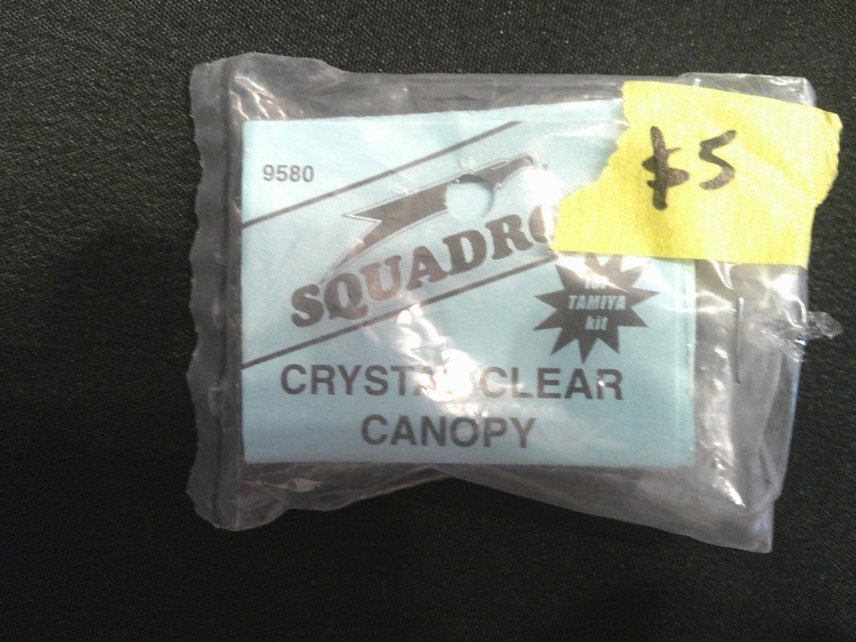 Squadron Crystal Clear Canopy 1/48 scale vac-u-form 9580