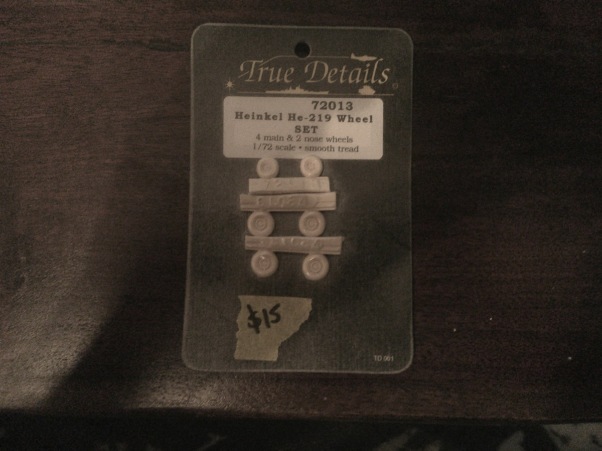 True Detail Heinkel He-219 Wheel Set 1/72 #72013