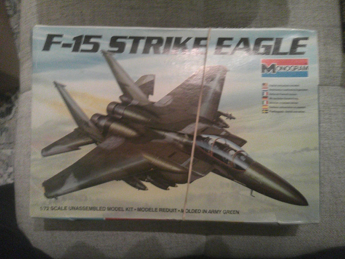 Monogram F-15 Strike Eagle 1/72 #5434 Plane Model