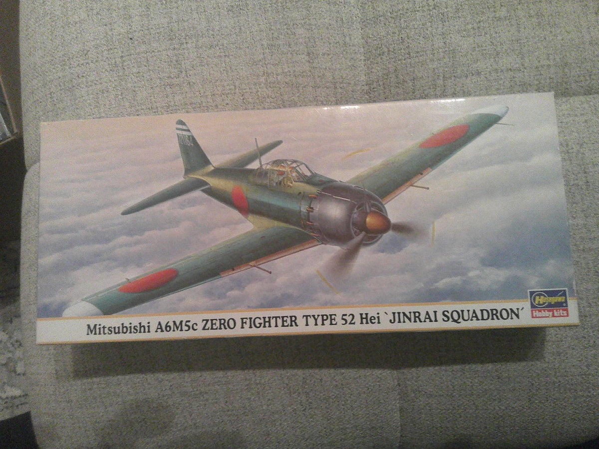 Hasegawa Mitsuishi A6M5c Zero Fighter Type 52 1/72 #00628 Plane Model