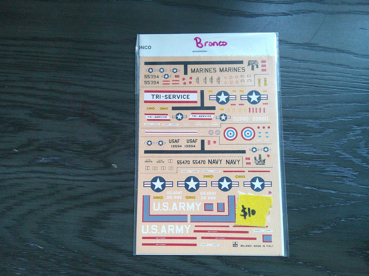 ESCI Rockwell Bronco OV-10A Decal 1/72 #?