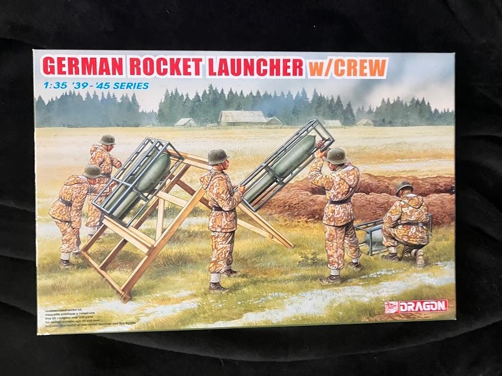 Dragon German Rocket Launcher w/Crew Model kit 1/35 #6509