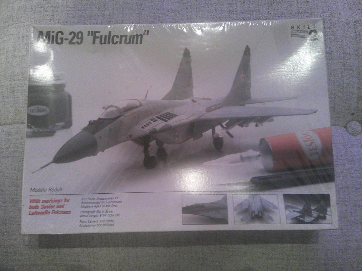 Testors MiG-29 "Fulcrum" 1/72 #661 Model Factory Sealed