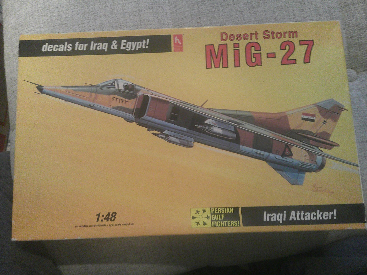 Hobby Craft Desert Storm MiG-27 Iraqi Attacker 1/48 #1599 Model