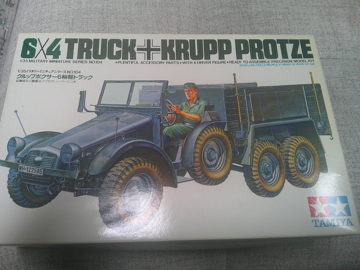 Tamiya German 6X4 Truck Krupp Protze 1/35 #35104 Model