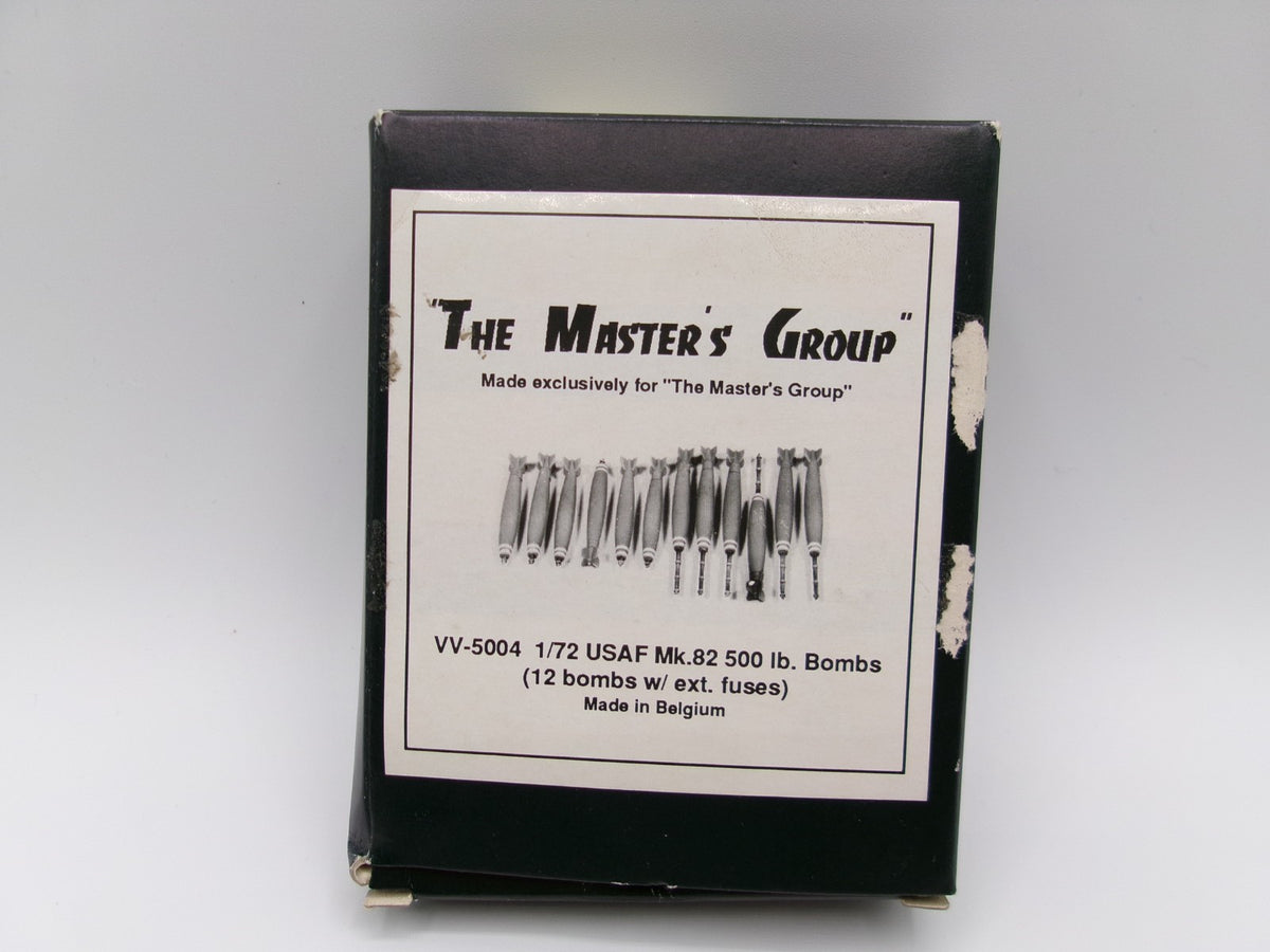 The Masters Group USAF MK.82 500lb Bombs (12 Bombs) 1/72 #VV-5004
