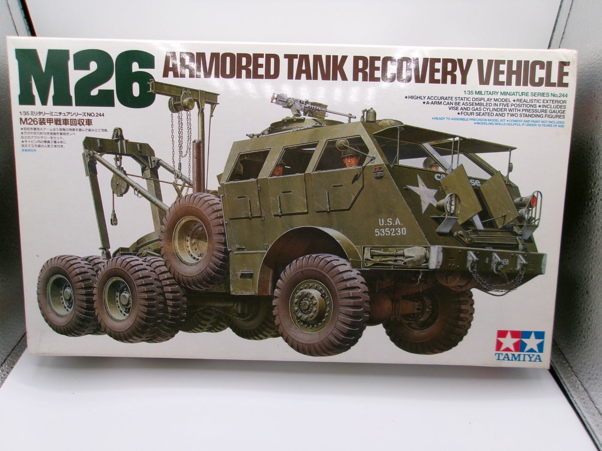 Tamiya M26 Armored Tank Recovery Vehicle Model 1/35 #35244