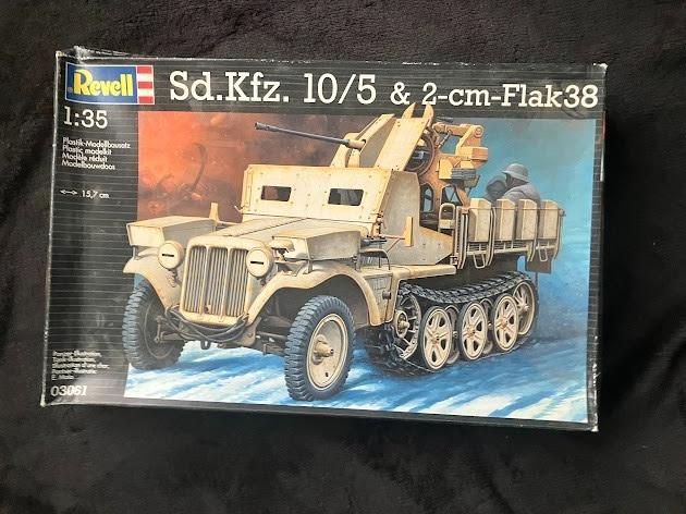 Revell Sd.Kfz. 10/5 & 2-cm-Flak38 1/35 #03061 Model Kit