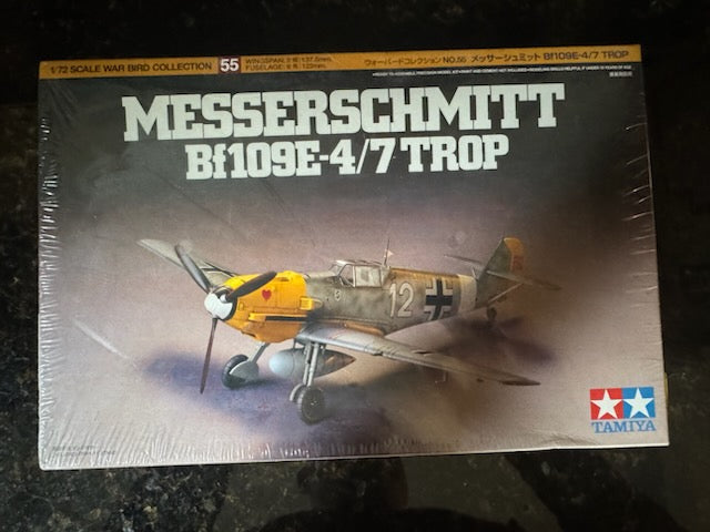 Tamiya Messerschmit Bf109E-4/7 Trop #60755 1/72