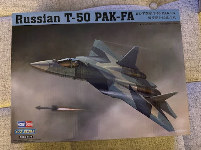 Hobby Boss Russian T-50 PAK-FA 1/72 #87257