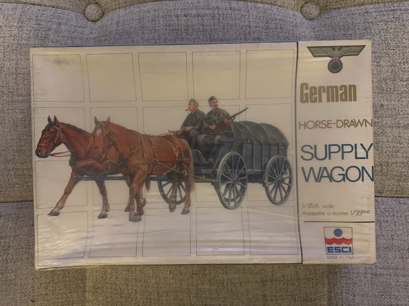 ESCI German Horse Drawn Suppy Wagon 1/35 #5010