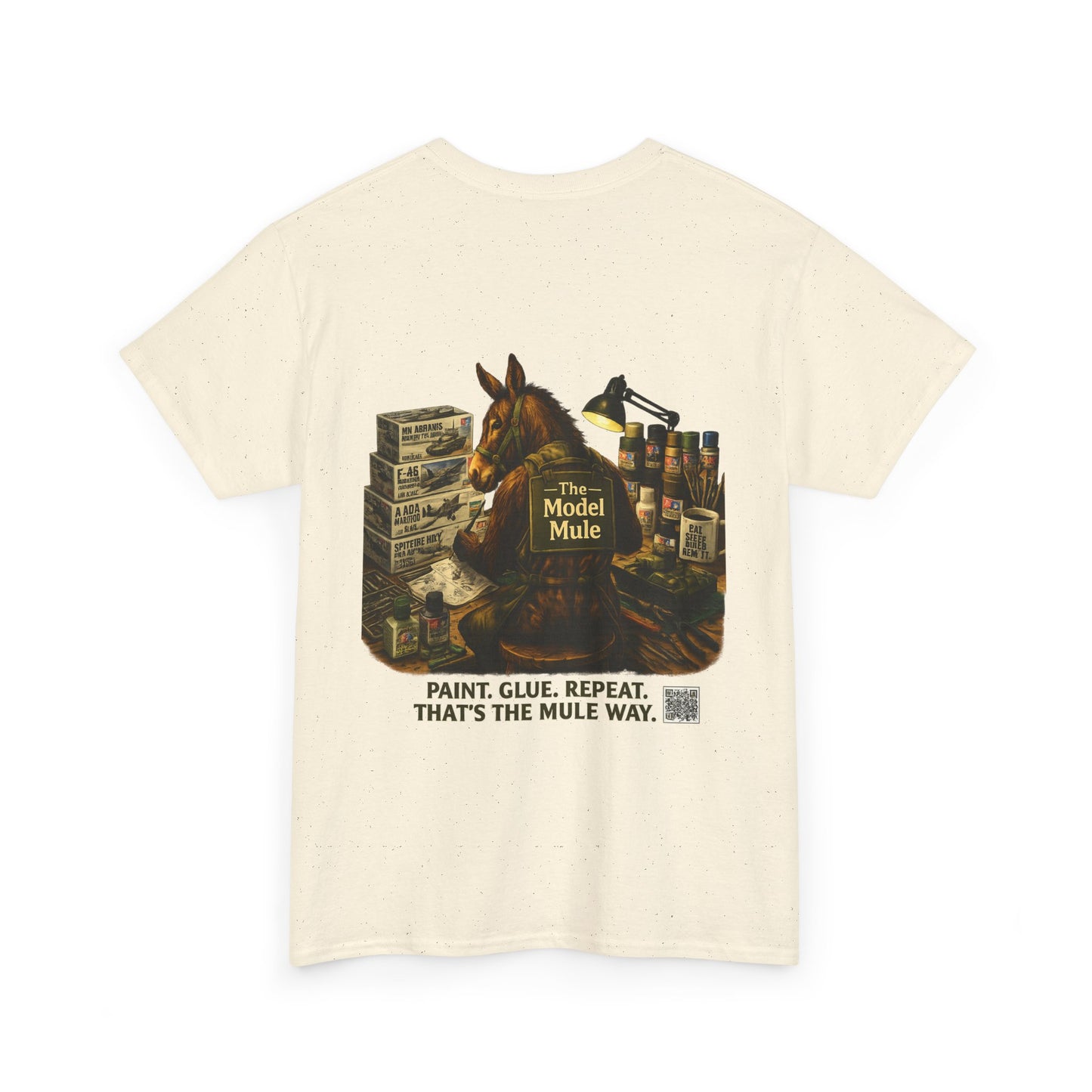 Model Mule T-Shirt — "I Have Models Coming Out My" Hobbyist Model Building Tee