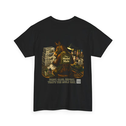 Model Mule T-Shirt — "I Have Models Coming Out My" Hobbyist Model Building Tee
