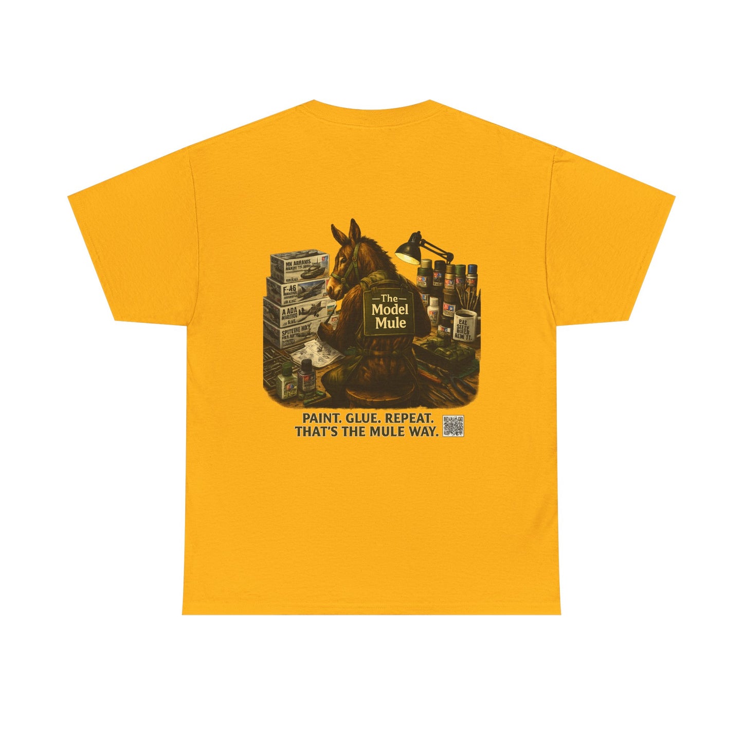 Model Mule T-Shirt — "I Have Models Coming Out My" Hobbyist Model Building Tee