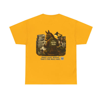 Model Mule T-Shirt — "I Have Models Coming Out My" Hobbyist Model Building Tee