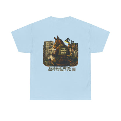 Model Mule T-Shirt — "I Have Models Coming Out My" Hobbyist Model Building Tee