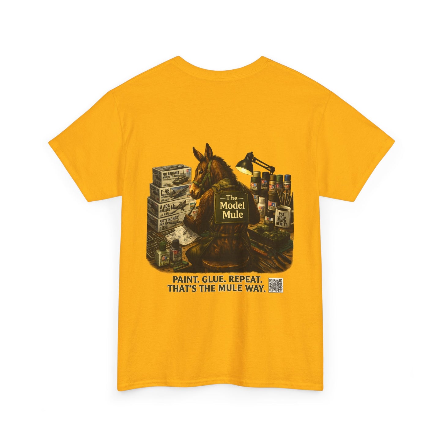 Model Mule T-Shirt — "I Have Models Coming Out My" Hobbyist Model Building Tee
