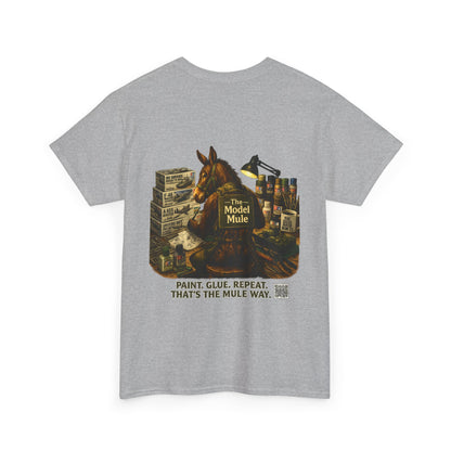 Model Mule T-Shirt — "I Have Models Coming Out My" Hobbyist Model Building Tee