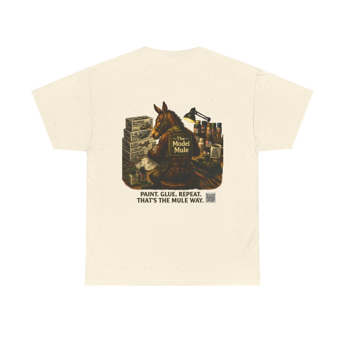 Model Mule T-Shirt — "I Have Models Coming Out My" Hobbyist Model Building Tee