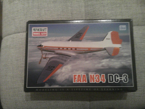 Minicraft FAA N34 DC-3 1/144 #14583 Plane Model