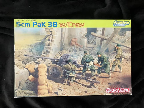 Dragon 5cm PaK 38 wl/Crew Model Kit 1/35 #6444