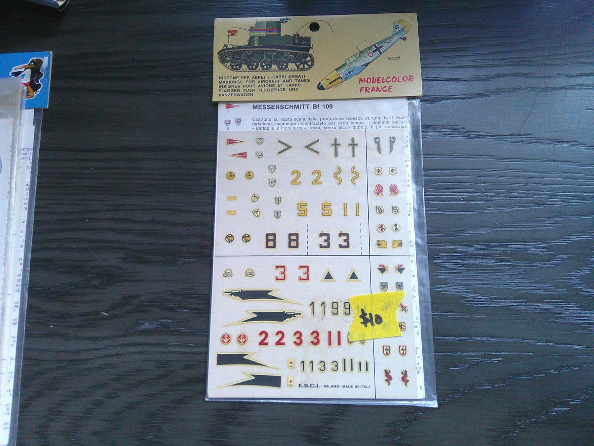 ESCI Messerschmitt BF 109 Focke Wulf 190 Decal   1/72 #3