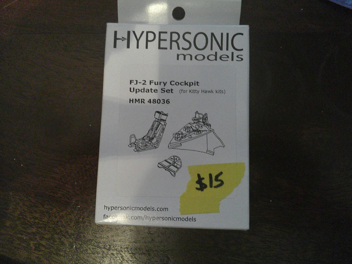 Hypersonic Models FJ-2 Fury Cockpit Update Set #HMR48036!!!