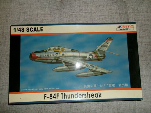 Kinetic F-84F Thunderstreak  1/48  #K4801 Plastic Model