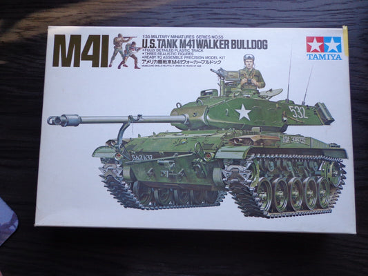 Tamiya M4I US Tank M41 Walker Bulldog Plastic Model Kit #35055