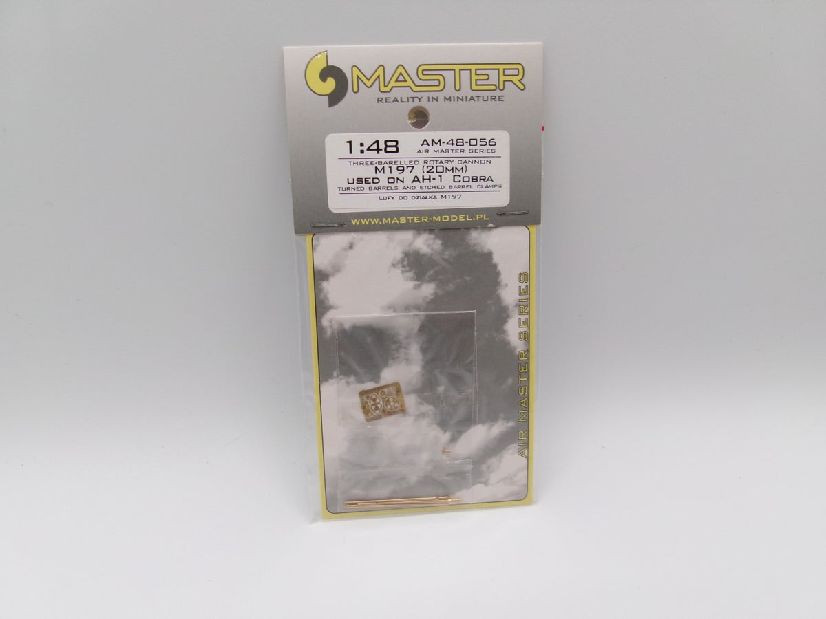 Master M197 (20mm) Used on AH-1 Cobra Rotary Cannon 1/48 #AM-48-056