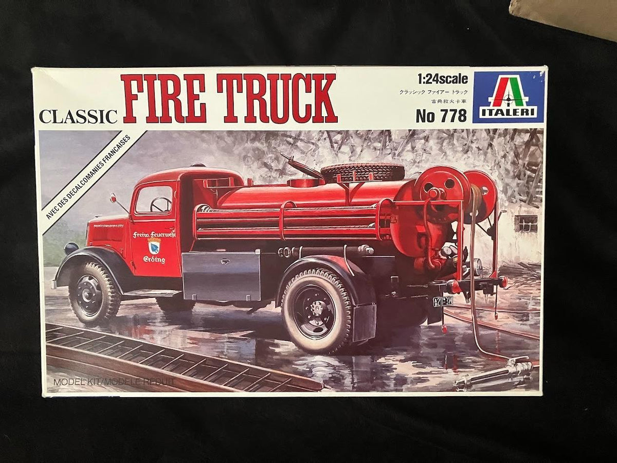 ITALERI Fire Truck Model Kit 1/24 #778