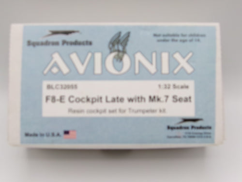 Avionix F8-E Cockpit Late with Mk.7 Seat For Trumpeter 1/32 #BLC32055