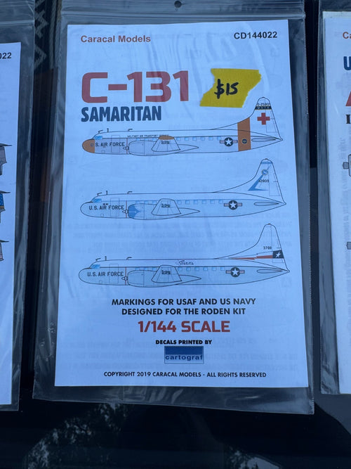 Caracal Models C-131 Samaritan     1/144 Scale #CD144022