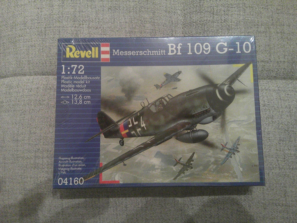 Revell Messerschmitt Bf 109 G-10 1/72 #04160 Factory Sealed Plane Model