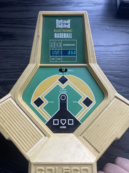 Vintage COLECO Electronic Baseball Head-To-Head Video Game c.1980 Working