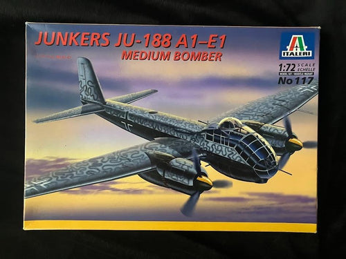 ITALERI Junkers Medium Bomber Model Kit 1/72 #117