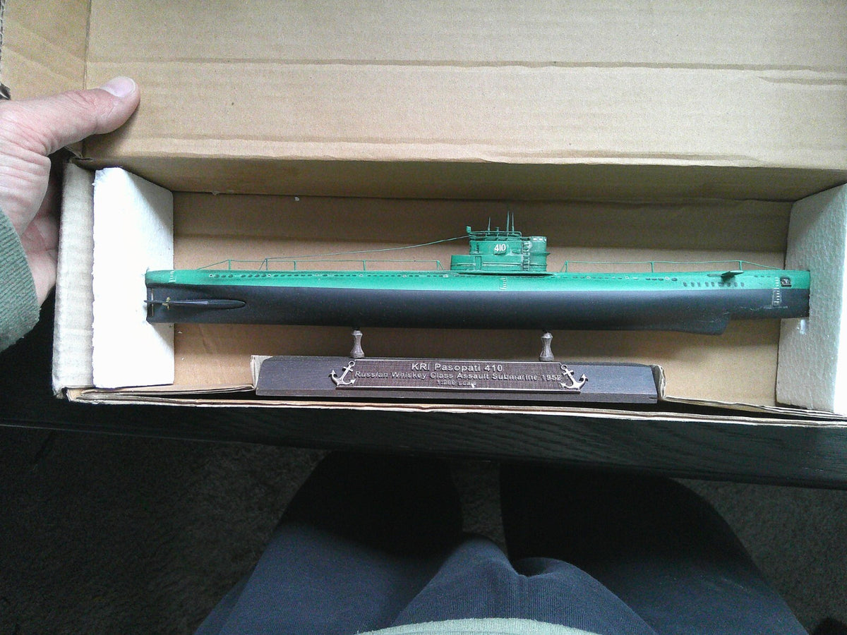 X5 Model Custom Built Minitures KRI Pasopati 410 Submarine Model #1