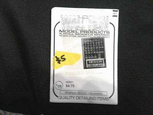 Waldron Model Productions 1/32 Quality Detailing Items 001