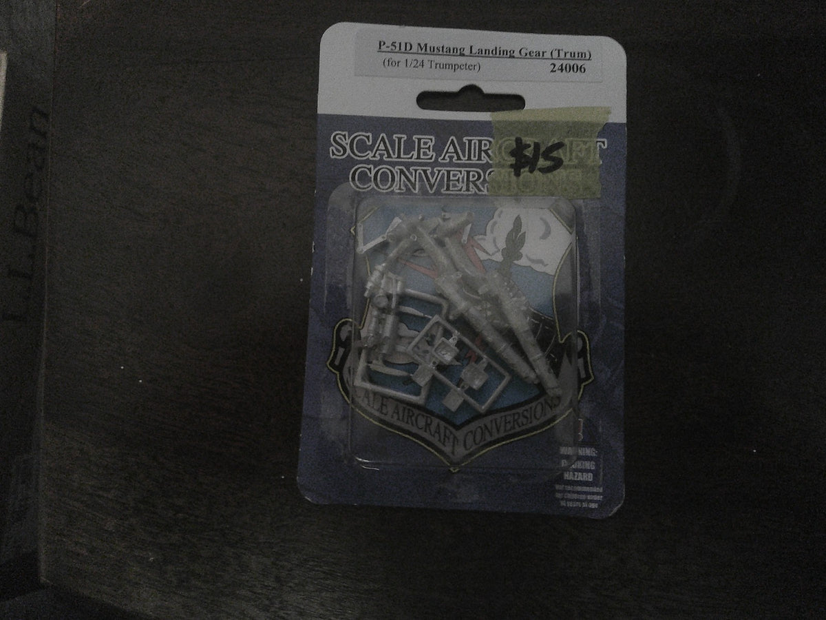 Scale Aircraft Conversions P-51D Mustang Landing Gear Trum 1/24 Trumpeter #24006