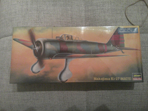 Hasegawa Nakajima Ki-27 (Nate) NP9   1/72 #51829 Factory Sealed Model