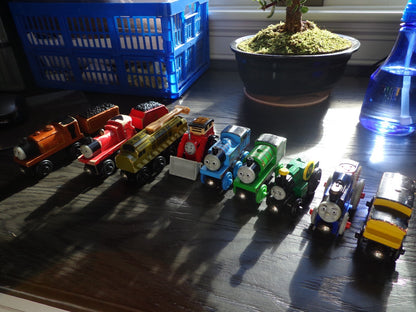 Lot of 11, Thomas the Train Cars Duke, Diesel Trevor Jack James Percy Fergus