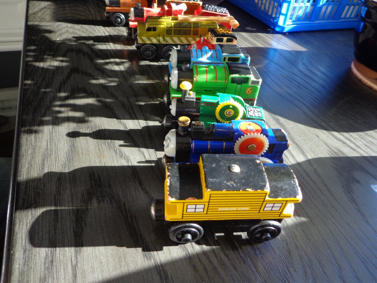 Lot of 11, Thomas the Train Cars Duke, Diesel Trevor Jack James Percy Fergus