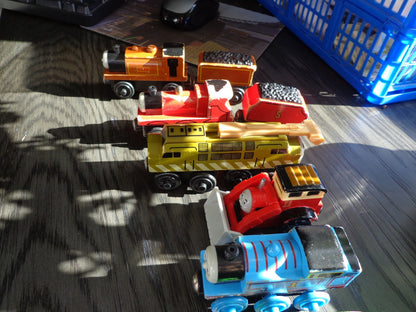 Lot of 11, Thomas the Train Cars Duke, Diesel Trevor Jack James Percy Fergus