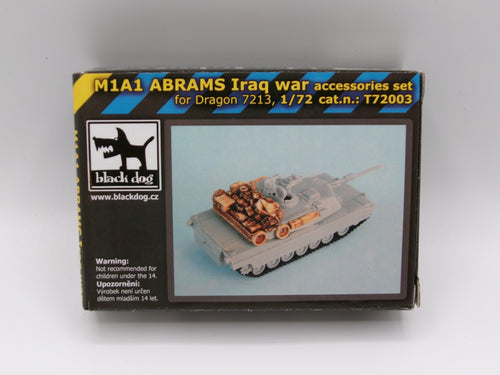 Black Dog M1A1 Abrams Iraq War  Accessories Set for Dragon 1/72 #T72003
