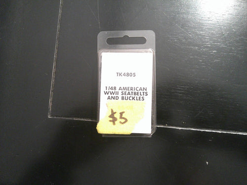 Teknics TK 4805 1/148 American WWII Seatbelts and Buckles